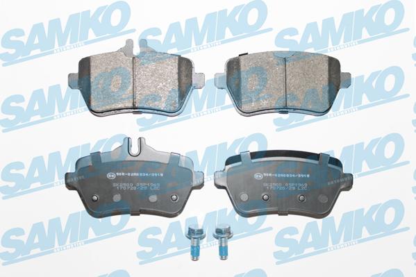 Samko 5SP1969 - Тормозные колодки, дисковые, комплект parts5.com