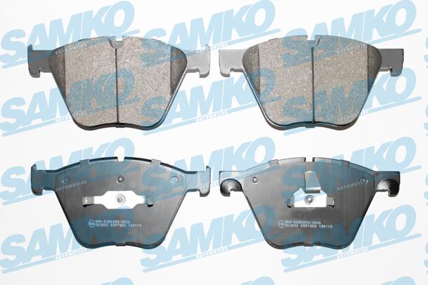 Samko 5SP1908 - Тормозные колодки, дисковые, комплект parts5.com