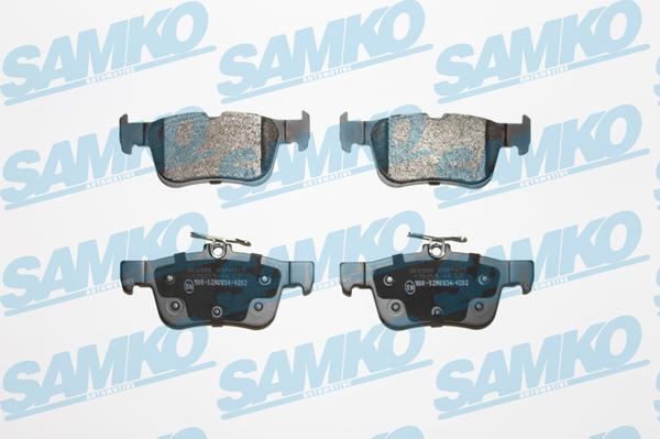 Samko 5SP1915 - Тормозные колодки, дисковые, комплект parts5.com