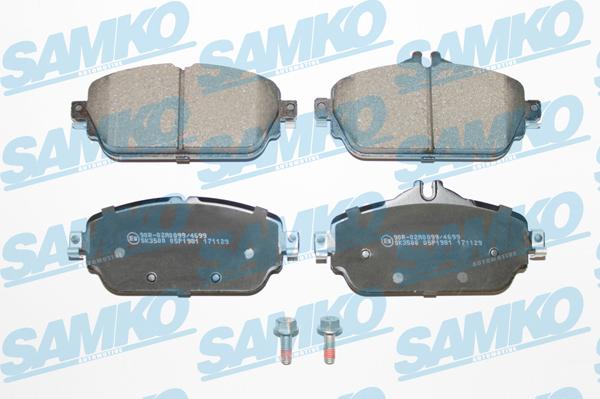 Samko 5SP1981 - Тормозные колодки, дисковые, комплект parts5.com