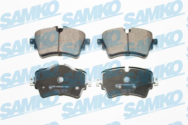 Samko 5SP1987 - Тормозные колодки, дисковые, комплект parts5.com