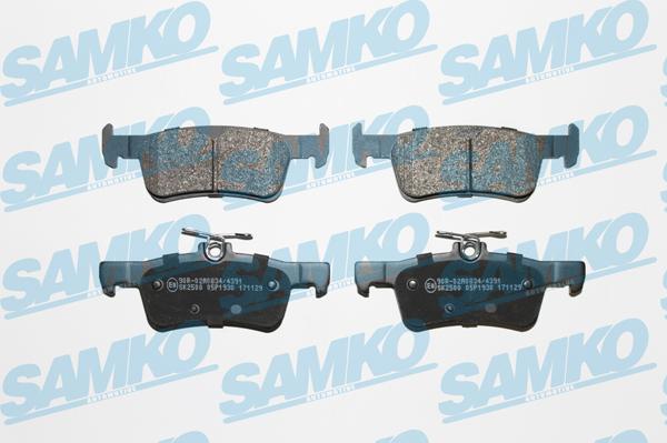 Samko 5SP1930 - Тормозные колодки, дисковые, комплект parts5.com