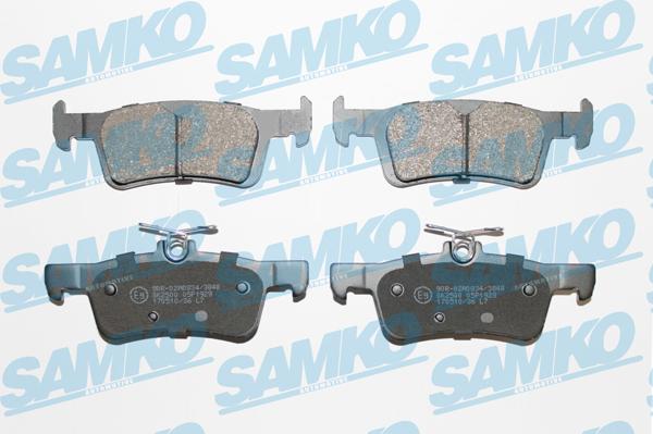 Samko 5SP1929 - Тормозные колодки, дисковые, комплект parts5.com