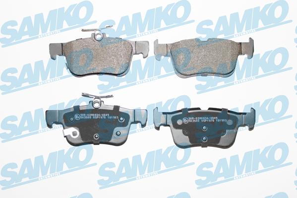 Samko 5SP1978 - Тормозные колодки, дисковые, комплект parts5.com