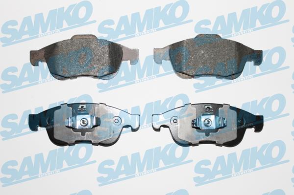 Samko 5SP1493 - Brake Pad Set, disc brake parts5.com