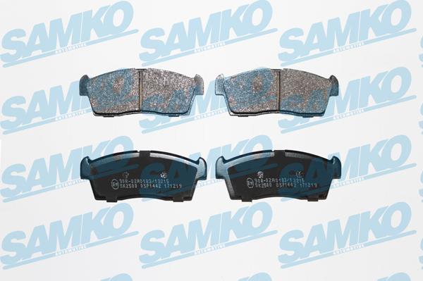 Samko 5SP1442 - Тормозные колодки, дисковые, комплект parts5.com