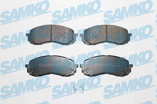 Samko 5SP1454 - Brake Pad Set, disc brake parts5.com