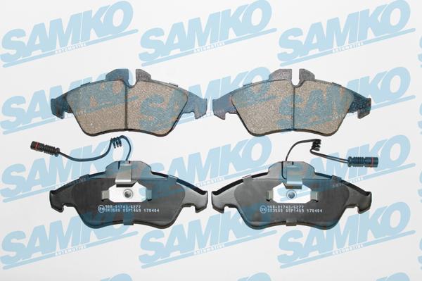 Samko 5SP1469 - Тормозные колодки, дисковые, комплект parts5.com