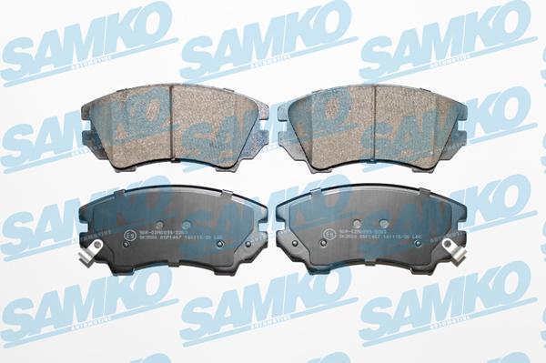 Samko 5SP1467 - Тормозные колодки, дисковые, комплект parts5.com