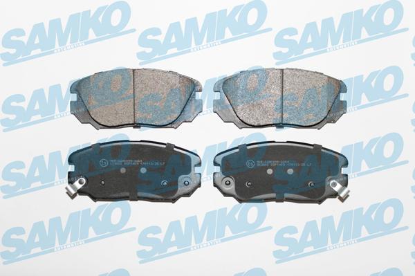 Samko 5SP1409 - Тормозные колодки, дисковые, комплект parts5.com