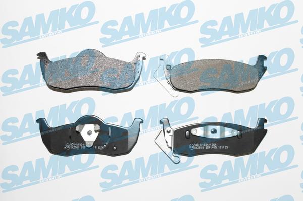 Samko 5SP1405 - Тормозные колодки, дисковые, комплект parts5.com