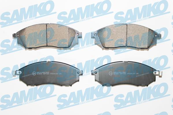 Samko 5SP1406 - Тормозные колодки, дисковые, комплект parts5.com