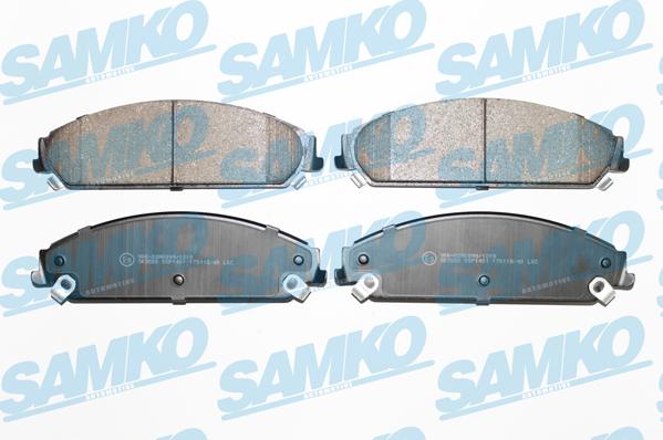 Samko 5SP1401 - Тормозные колодки, дисковые, комплект parts5.com