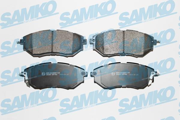 Samko 5SP1402 - Тормозные колодки, дисковые, комплект parts5.com