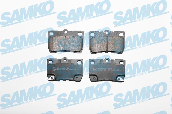 Samko 5SP1407 - Тормозные колодки, дисковые, комплект parts5.com