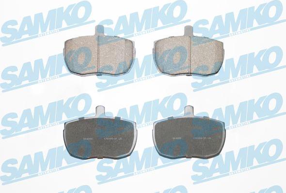 Samko 5SP140 - Тормозные колодки, дисковые, комплект parts5.com