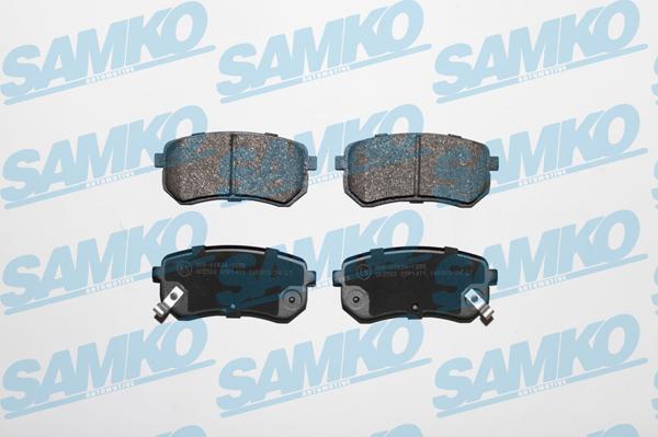 Samko 5SP1411 - Тормозные колодки, дисковые, комплект parts5.com