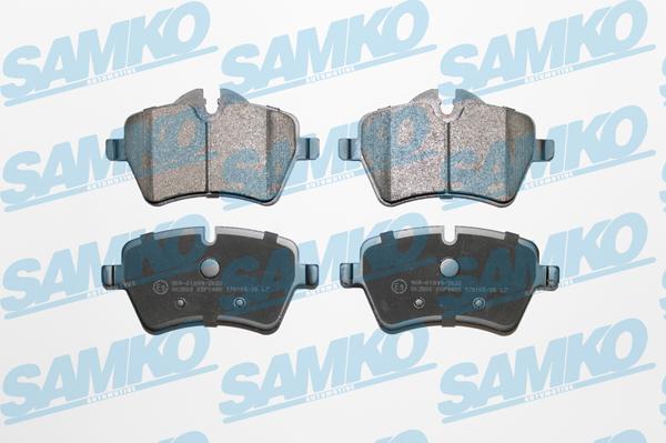 Samko 5SP1485 - Тормозные колодки, дисковые, комплект parts5.com