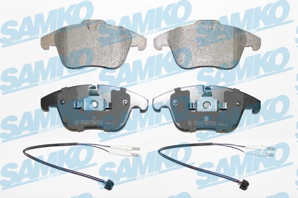 Samko 5SP1486A - Тормозные колодки, дисковые, комплект parts5.com