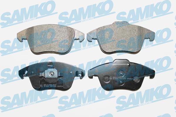 Samko 5SP1480 - Тормозные колодки, дисковые, комплект parts5.com