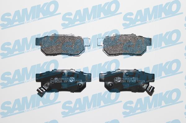 Samko 5SP1425 - Тормозные колодки, дисковые, комплект parts5.com