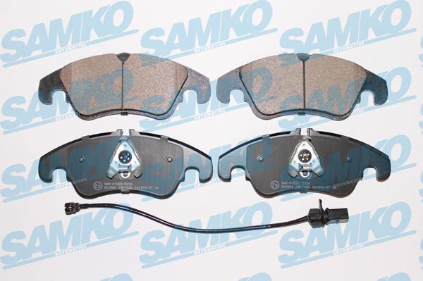 Samko 5SP1420A - Тормозные колодки, дисковые, комплект parts5.com