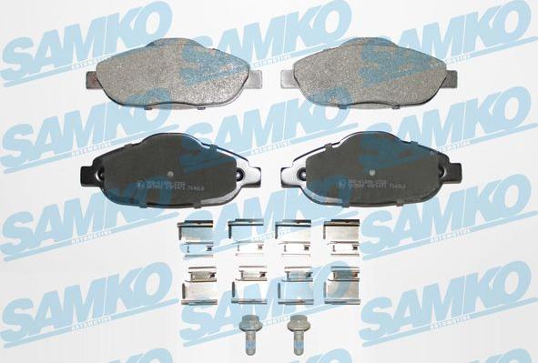 Samko 5SP1471K - Тормозные колодки, дисковые, комплект parts5.com