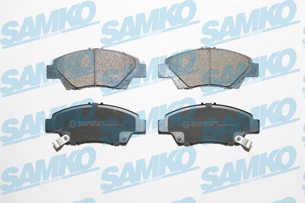 Samko 5SP1591 - Тормозные колодки, дисковые, комплект parts5.com