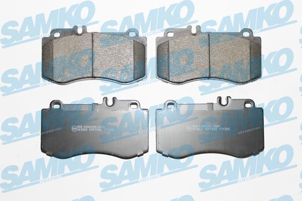 Samko 5SP1592 - Тормозные колодки, дисковые, комплект parts5.com