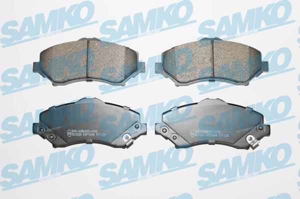 Samko 5SP1548 - Тормозные колодки, дисковые, комплект parts5.com