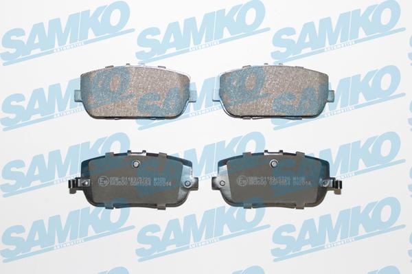 Samko 5SP1554 - Тормозные колодки, дисковые, комплект parts5.com