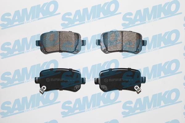 Samko 5SP1550 - Тормозные колодки, дисковые, комплект parts5.com