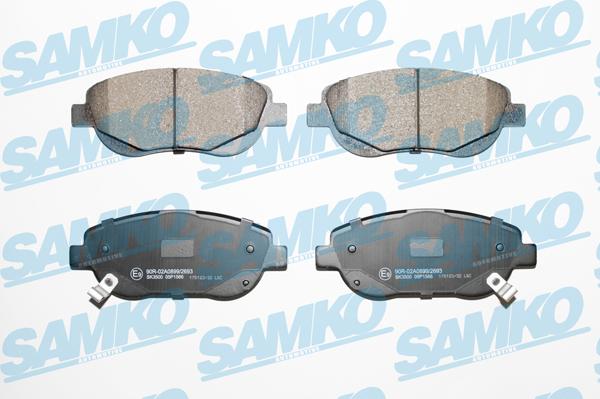 Samko 5SP1566 - Тормозные колодки, дисковые, комплект parts5.com