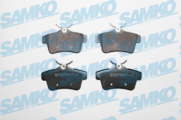 Samko 5SP1567 - Тормозные колодки, дисковые, комплект parts5.com