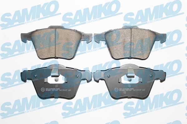 Samko 5SP1507 - Тормозные колодки, дисковые, комплект parts5.com