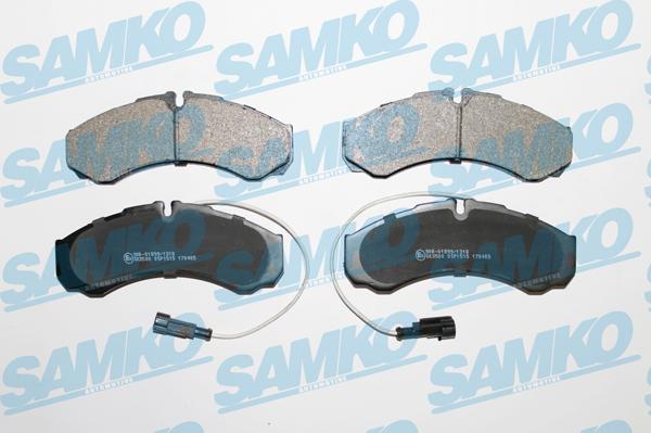 Samko 5SP1515 - Тормозные колодки, дисковые, комплект parts5.com