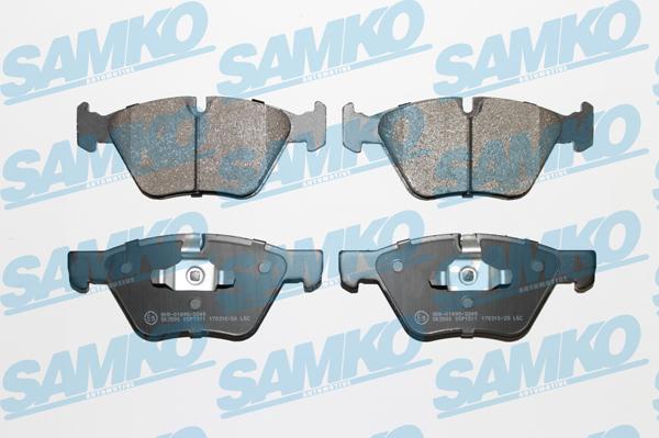 Samko 5SP1511 - Тормозные колодки, дисковые, комплект parts5.com