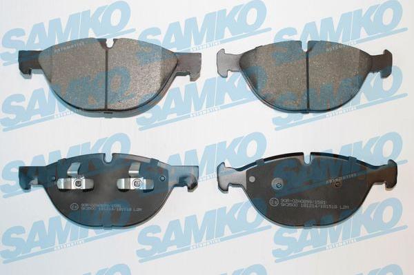 Samko 5SP1518 - Тормозные колодки, дисковые, комплект parts5.com