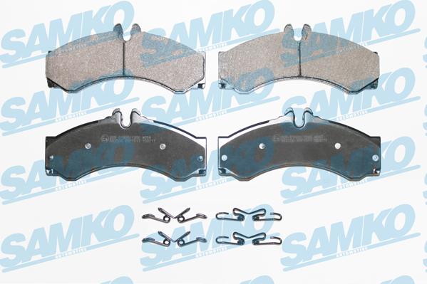 Samko 5SP1517 - Тормозные колодки, дисковые, комплект parts5.com