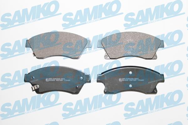 Samko 5SP1581 - Тормозные колодки, дисковые, комплект parts5.com