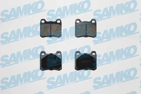 Samko 5SP158 - Тормозные колодки, дисковые, комплект parts5.com