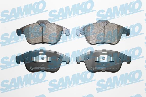 Samko 5SP1534 - Тормозные колодки, дисковые, комплект parts5.com