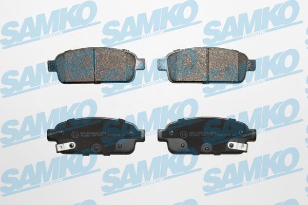 Samko 5SP1575 - Тормозные колодки, дисковые, комплект parts5.com