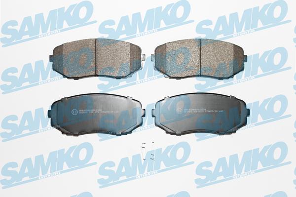 Samko 5SP1573 - Тормозные колодки, дисковые, комплект parts5.com