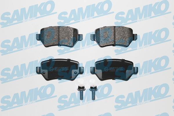 Samko 5SP1650 - Тормозные колодки, дисковые, комплект parts5.com