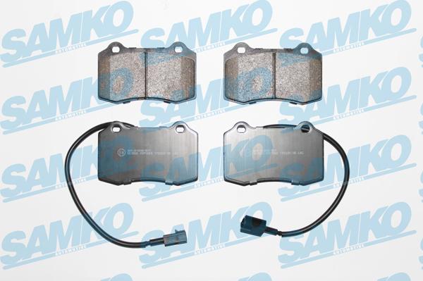 Samko 5SP1665 - Тормозные колодки, дисковые, комплект parts5.com