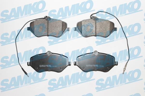 Samko 5SP1666 - Тормозные колодки, дисковые, комплект parts5.com