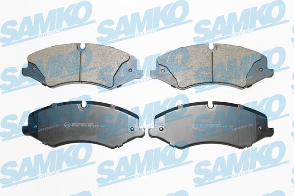 Samko 5SP1600 - Тормозные колодки, дисковые, комплект parts5.com