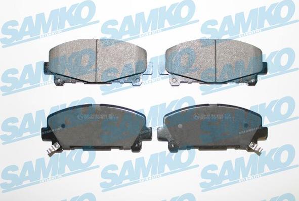 Samko 5SP1607 - Тормозные колодки, дисковые, комплект parts5.com