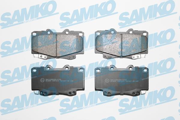 Samko 5SP1610 - Тормозные колодки, дисковые, комплект parts5.com